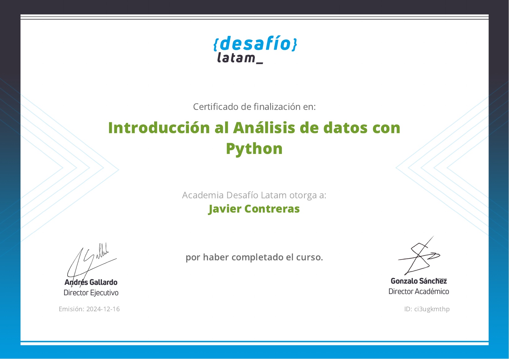 Python Certificado